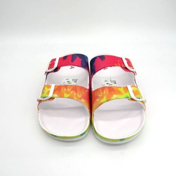 Mia Jasmin Print Women's Sandals Multi Color Sz 11 - Picture 3 of 8